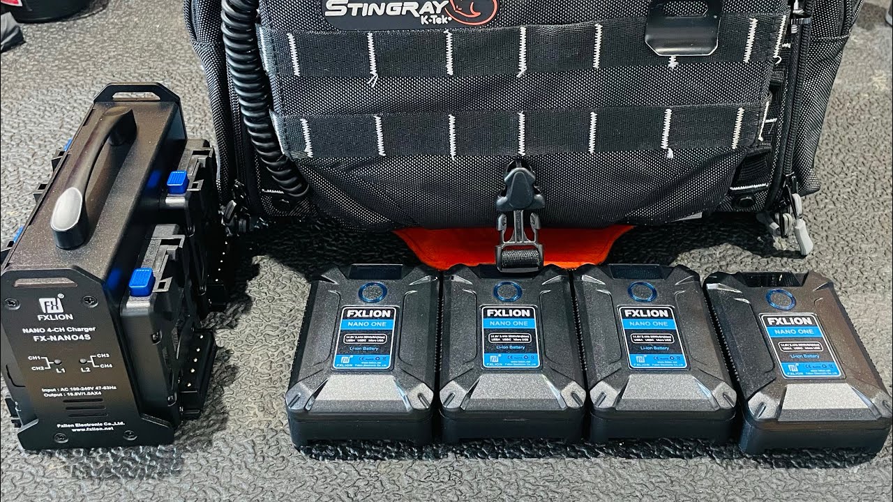 FXLION NANO ONE V-Lock kit + Sound Recordist setup/bag walkthrough