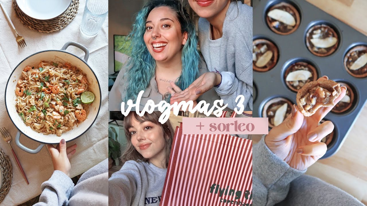 💄 Haul de Tiger, Maquillo a mi hermana, Pad thai y Mini tartaletas de manzana l VLOGMAS 3