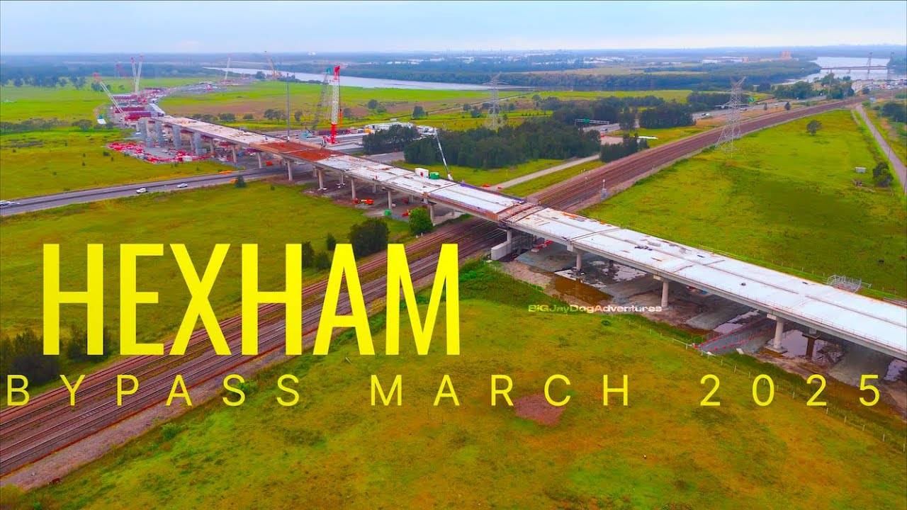 M1 Extension To Raymond Terrace Hexham Heatherbrae Bypass North of Sydney Australia