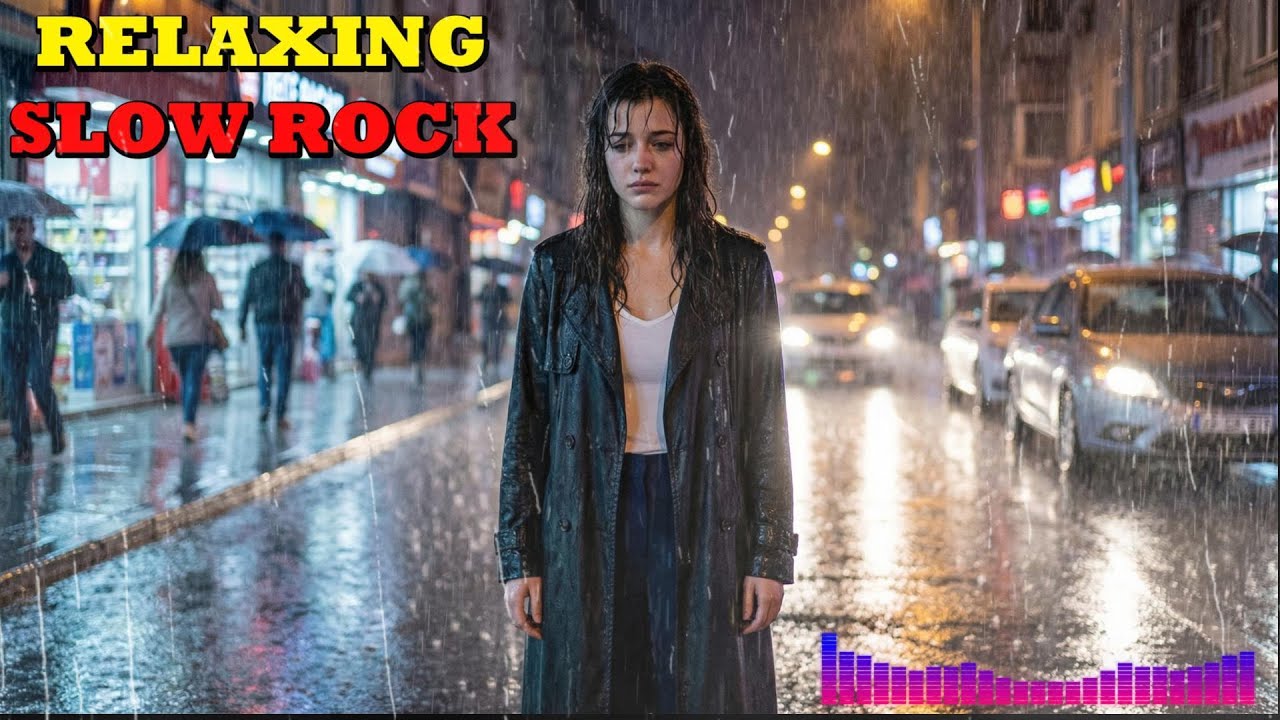 Rainy Night Slow Rock — Alone with Memories