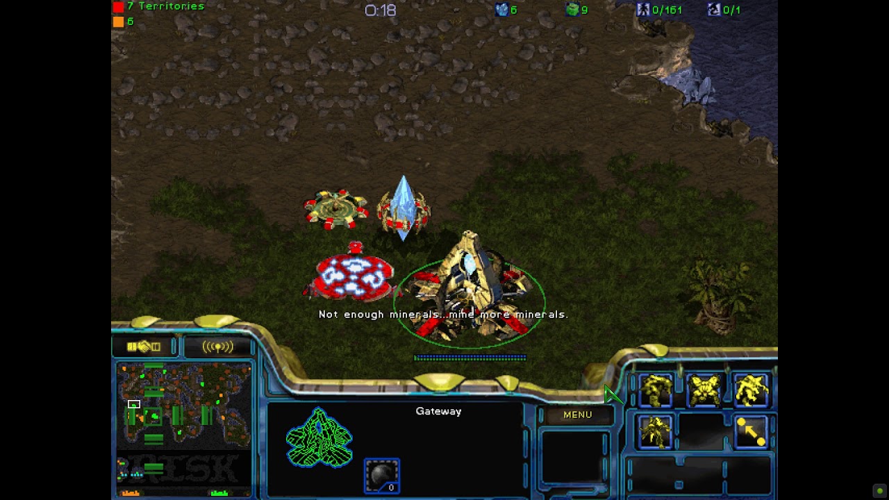 STARCRAFT RISK GAME 64 1VS1 (JustWokeWoke 2nd time owned )