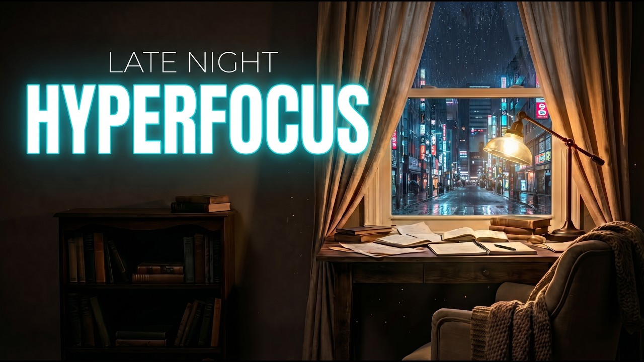Hyperfocus Mode – Late Night Study | 8 Hours