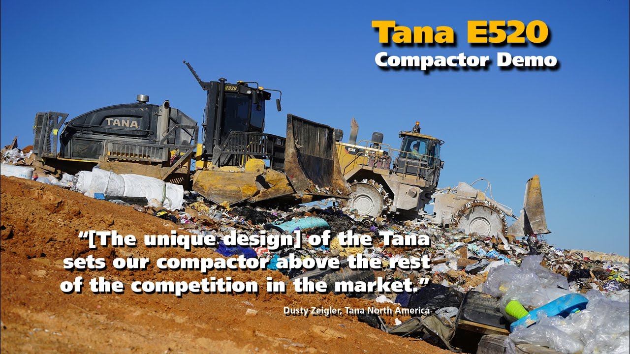 NED Talks Ep. # 20 Tana E520 Compactor Demo Iredell Landfill