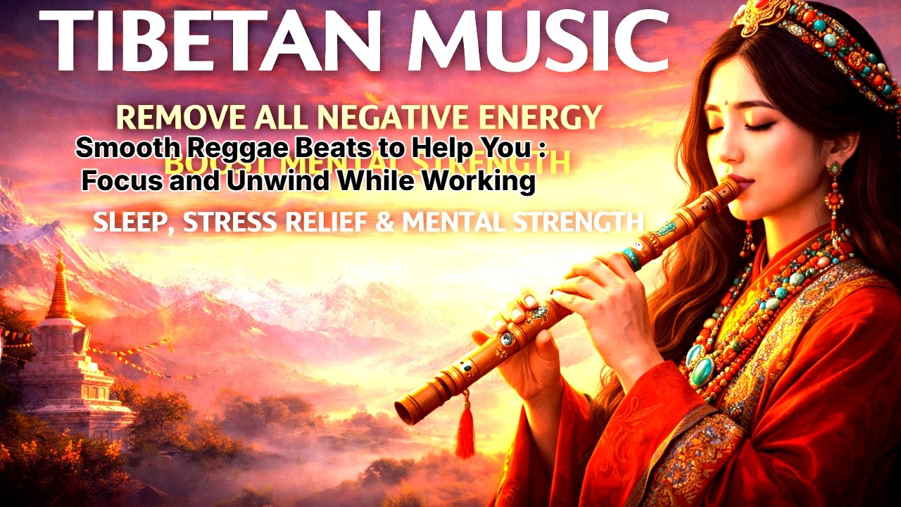 Soothing Tibetan Music for Sleep, Stress Relief, & Boosting Mental Strength
