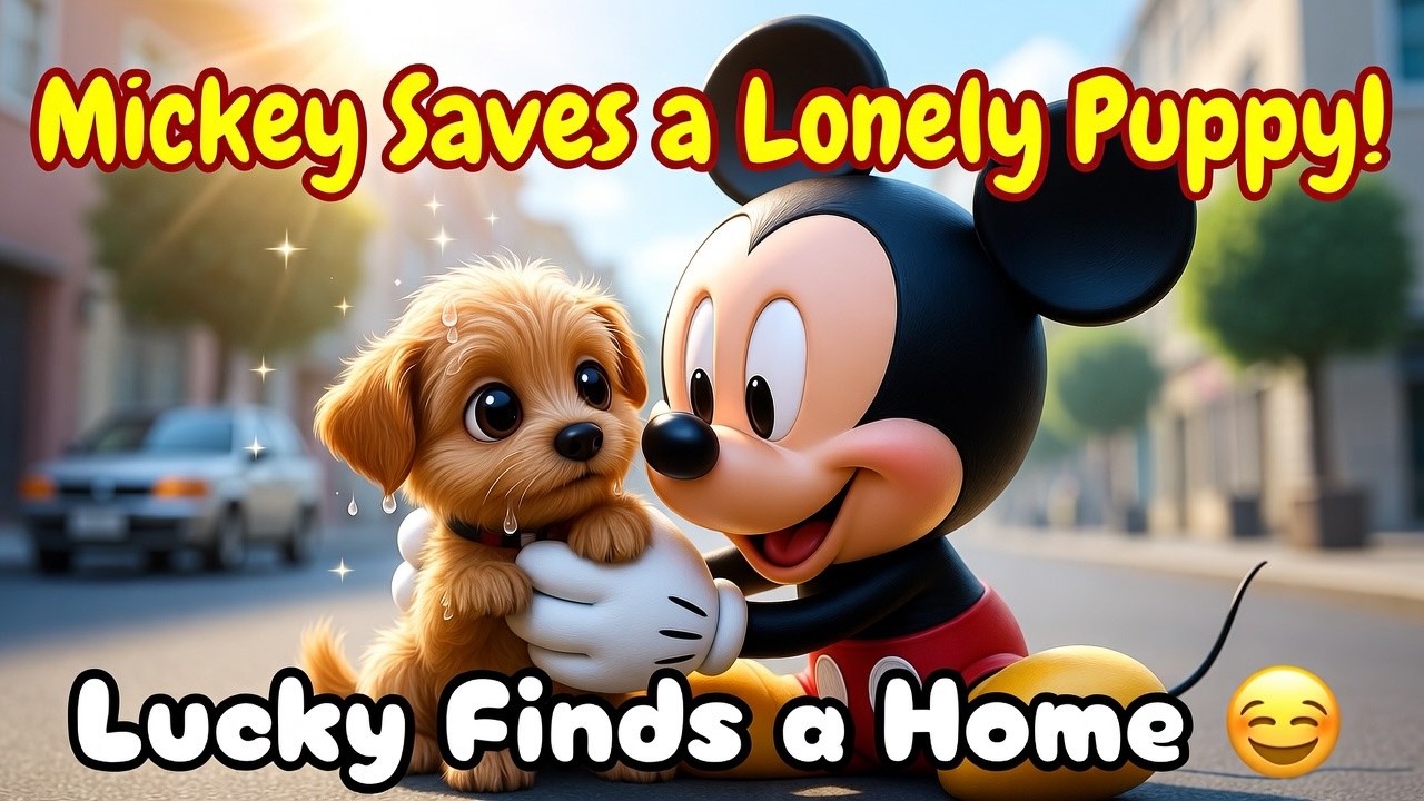 Mickey and Lucky: A Little Puppy’s Big Smile