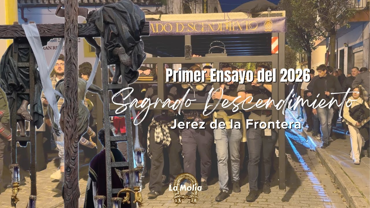 4K - Primer Ensayo del Sagrado Descendimiento | Jerez de la Frontera 2026