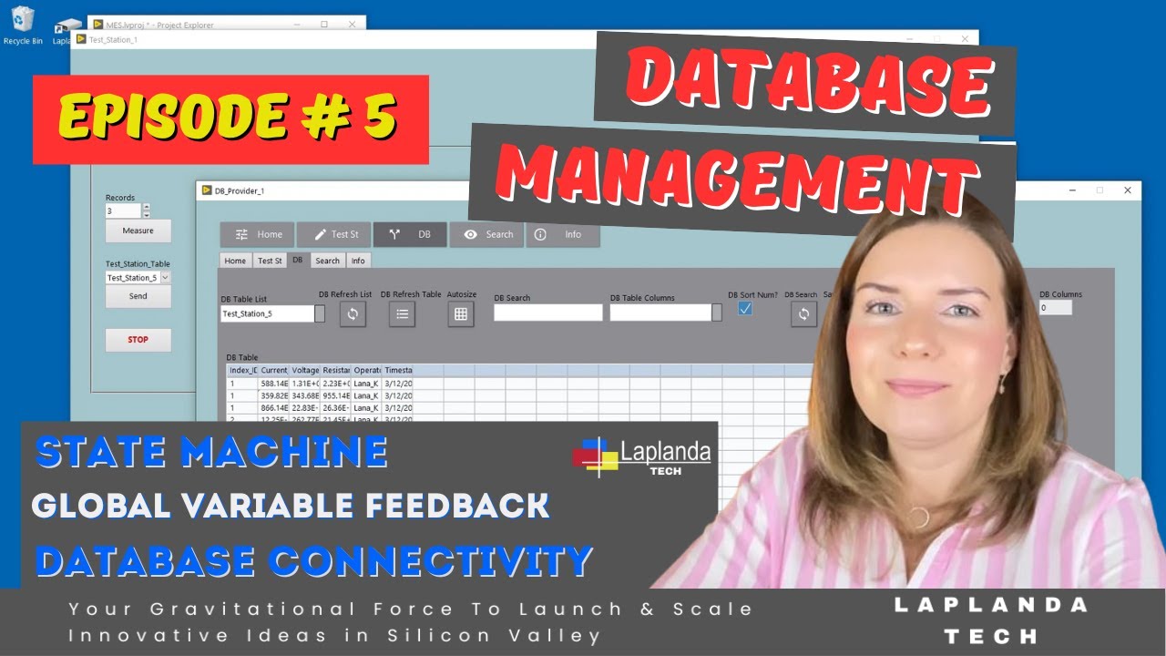 Automating Databases with Database Connectivity Toolkit | State Machine | Global Variable Feedback