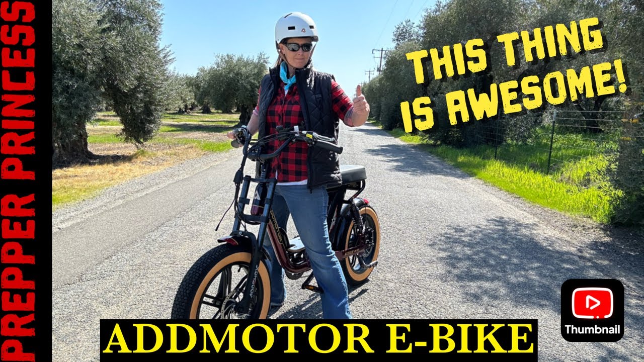 Addmotor SOLETAN M-66X Ebike - THE COOLEST E-BIKE THAT RIDES LIKE A SCOOTER!