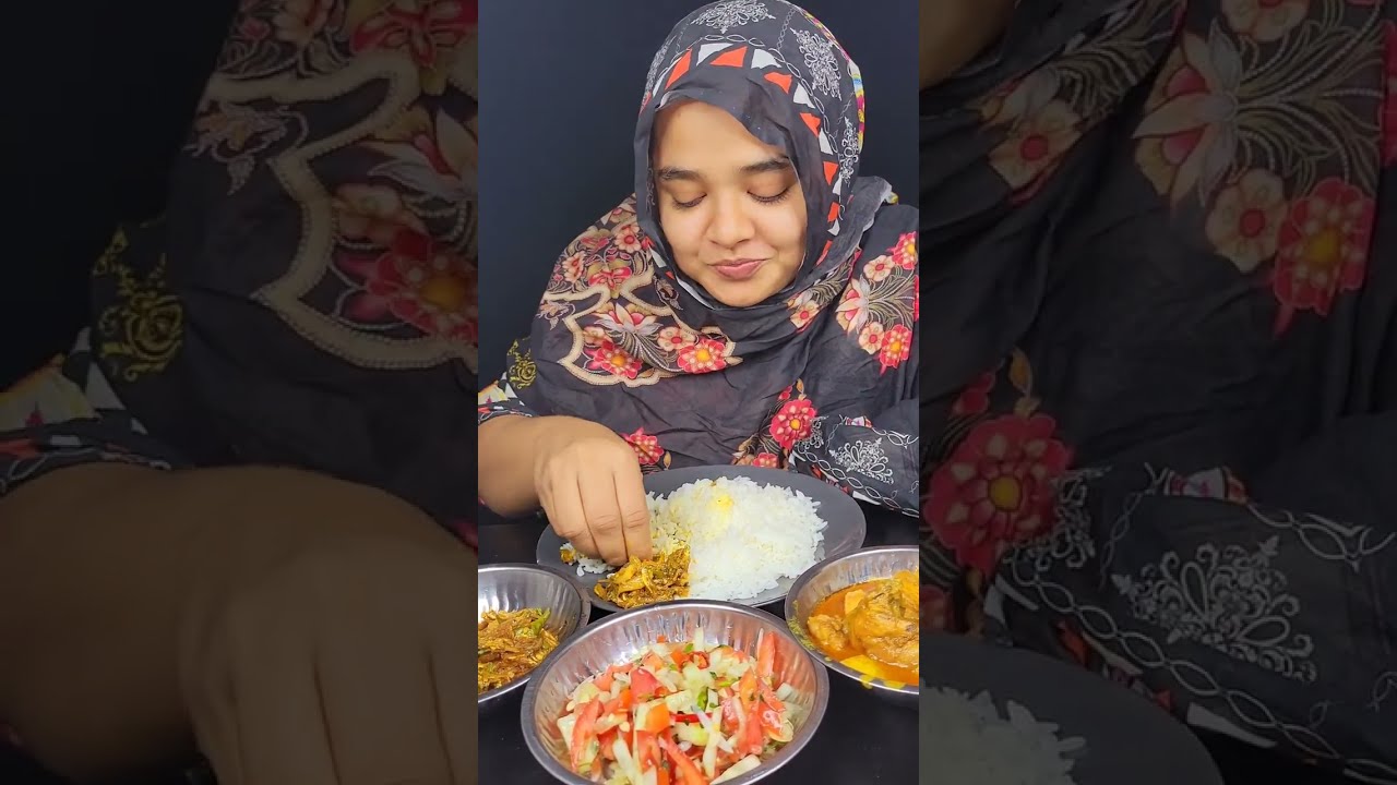 Cooking And Eating Vhicken Potato Curry, Dry Fish Curru | Rumus Vlog & Cook