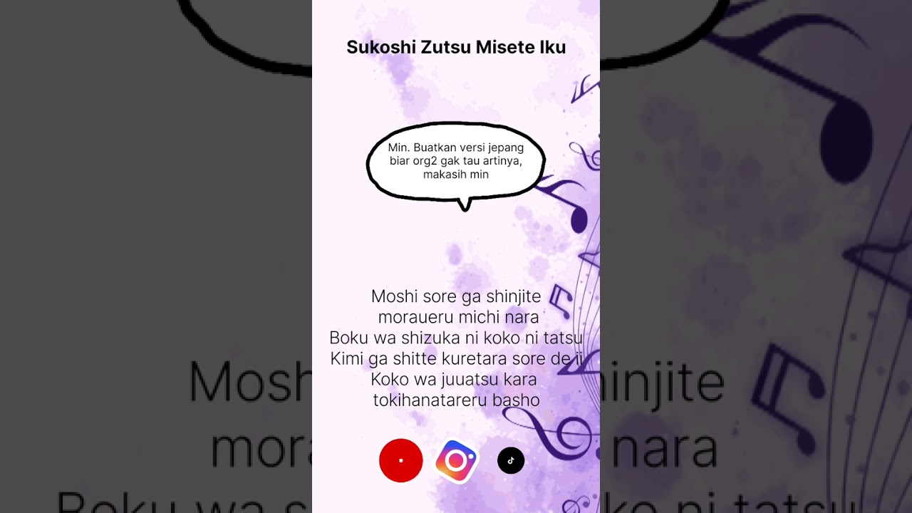 Sukoshi Zutsu Misete Iku