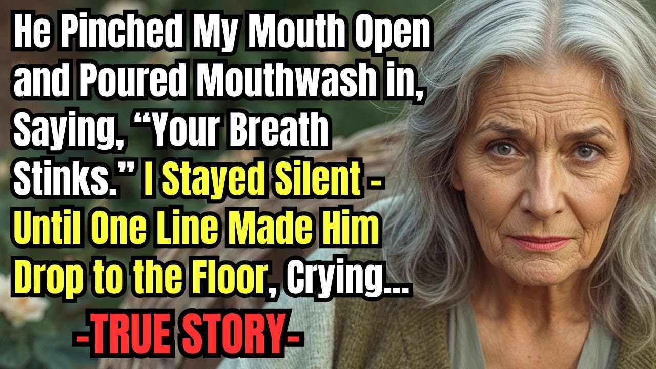 HER TRUE STORY FROM ARIZONA 👵💔 He Pinched My Mouth Open and Poured Mouthwash in, Saying, “Your...