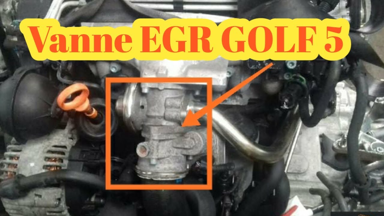 Démontage Vanne EGR GOLF 5
