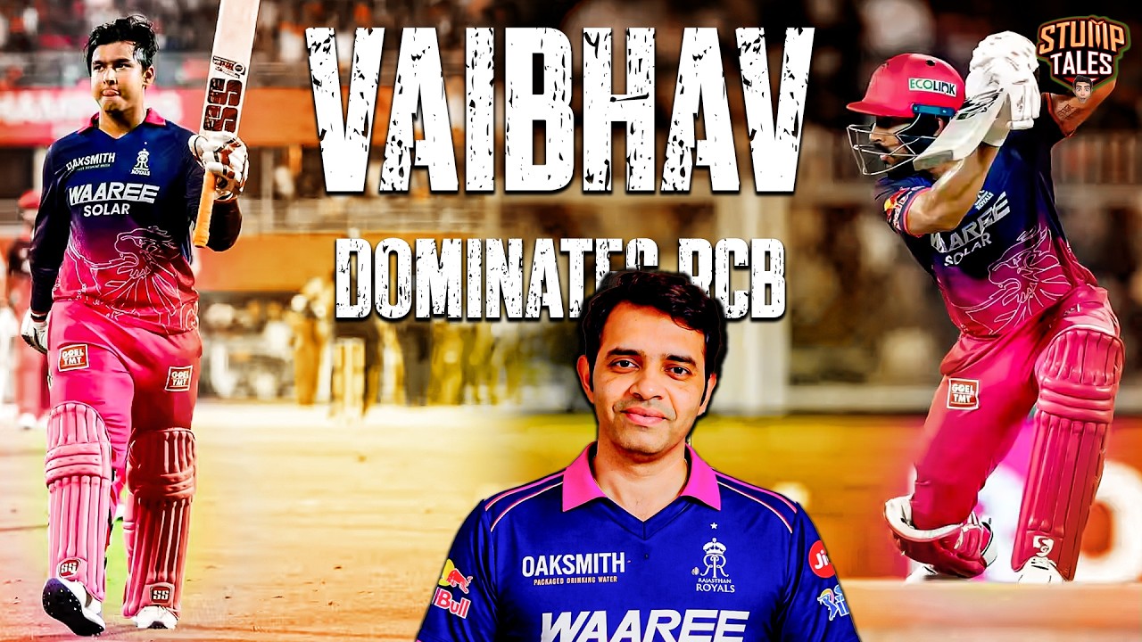 15-Year-Old DOMINATION 😳🔥 Sooryavanshi DESTROYS RCB | RR Stay UNBEATEN 💥 | KAUSHIK NC | STUMPTALES