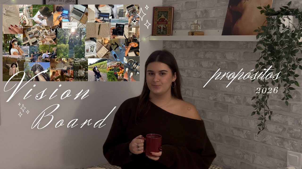 hola 2026!✨vision board, propósitos y journaling📝🧘🏽‍♀️🌼