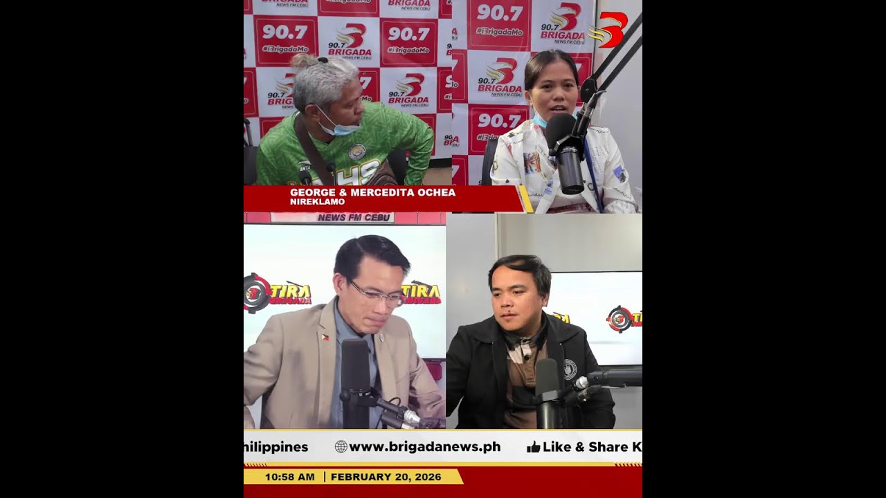 𝐓𝐈𝐑𝐀 𝐁𝐑𝐈𝐆𝐀𝐃𝐀 FEBRUARY 20, 2026 | FRIDAY 90.7 BRIGADA NEWS FM CEBU