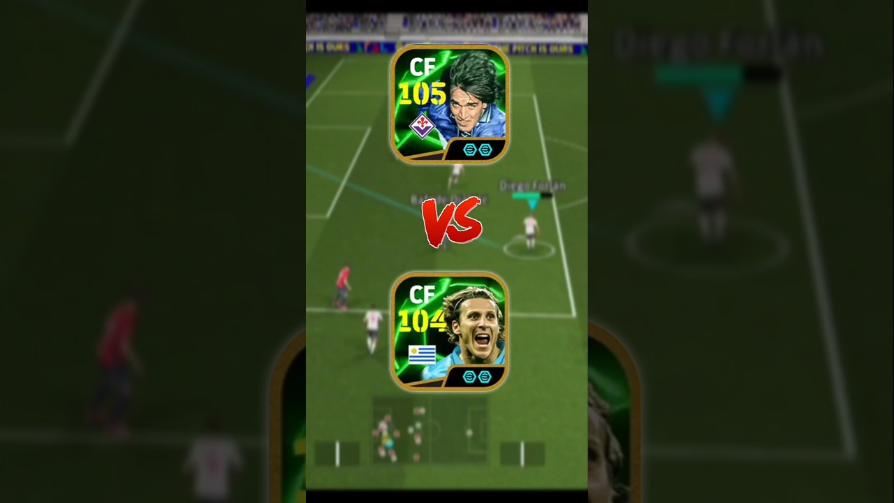D. Forlan Vs G. Batistuta Epic Booster 🔥 Who Is Better?? | eFootball 2025 #efootball #pes