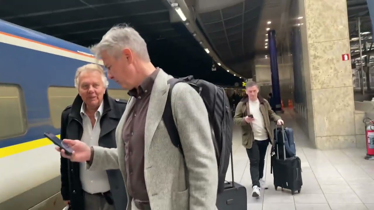 Belgium to Uk train journey