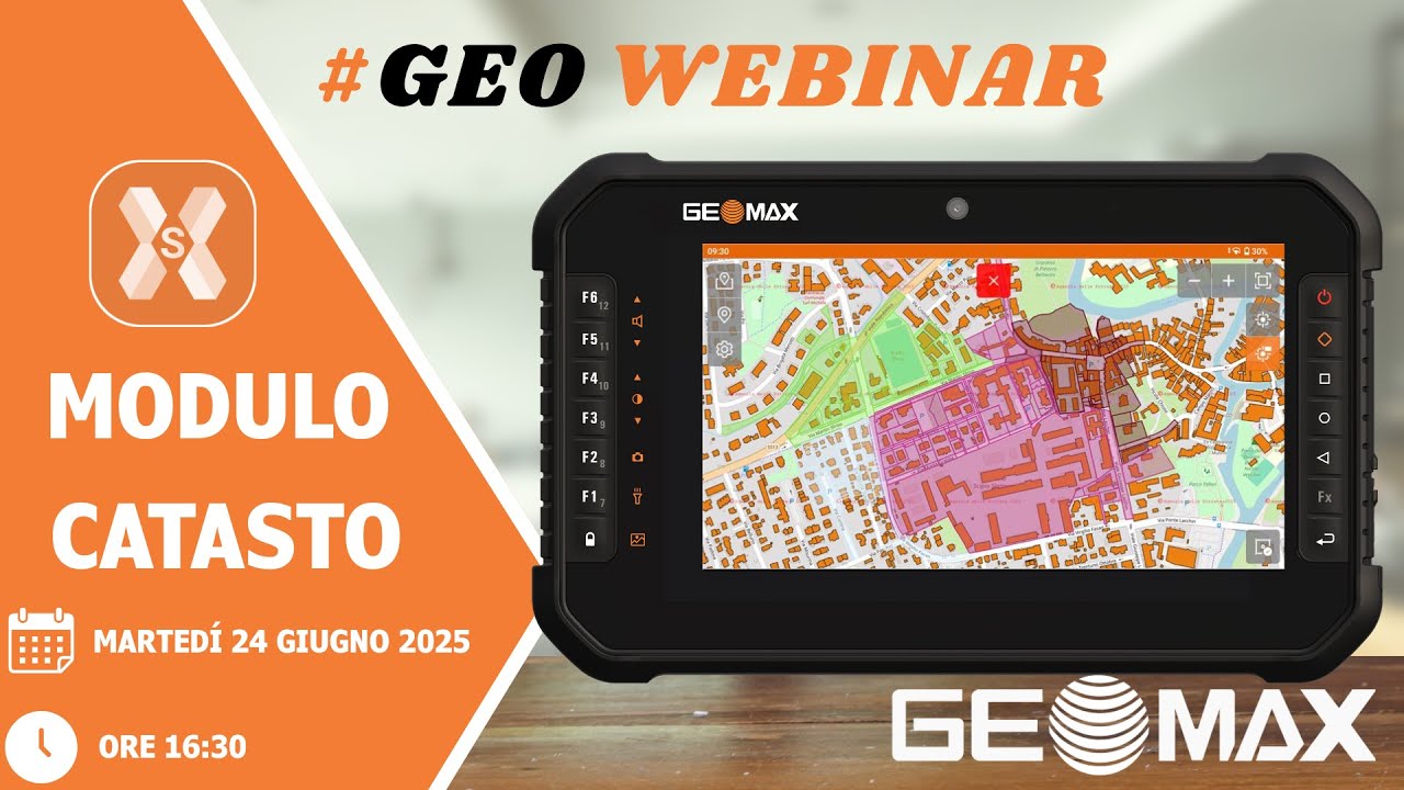 GEOWEBINAR  'Modulo Catasto di X PAD Ultimate'