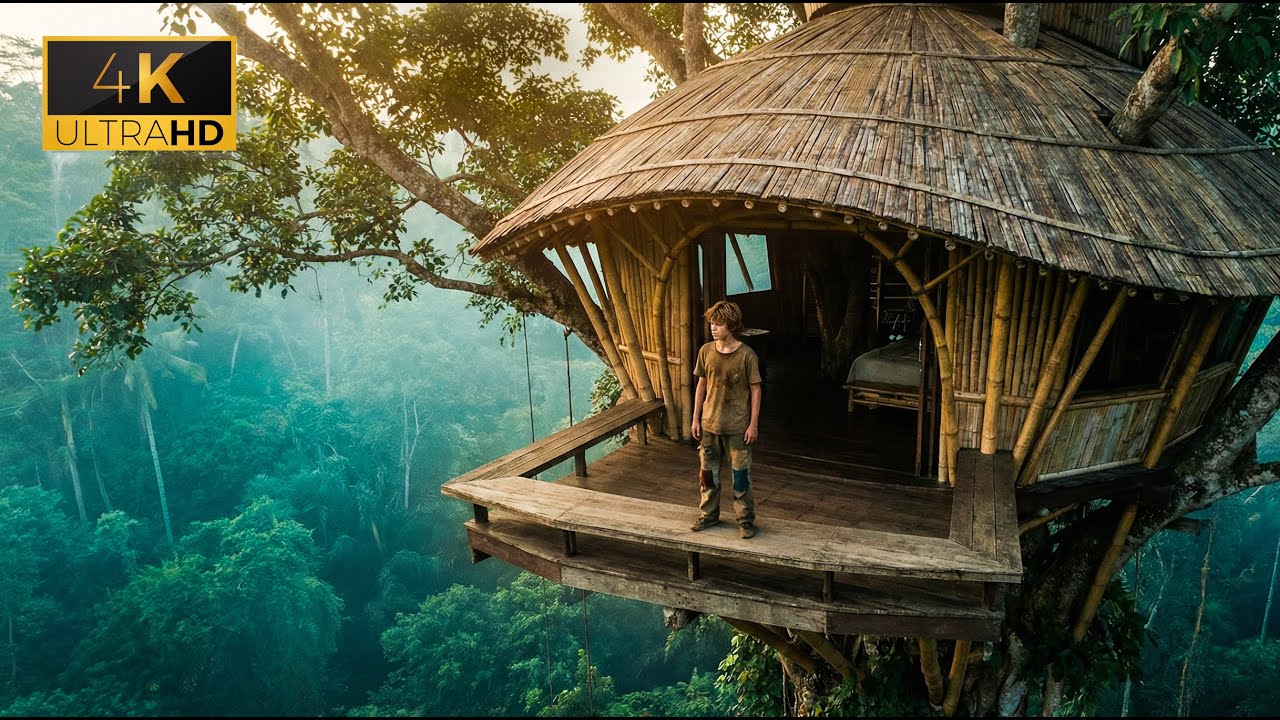 Kicked Out At 16, He Built a Tree House Everyone Mocked, Until The Flood Came.
