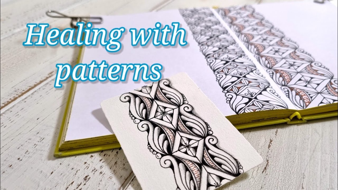Healing with Patterns/speed drawing (back of the video)