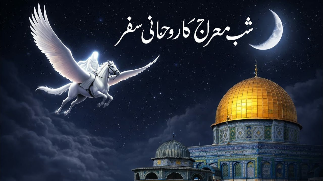shab-a-Miraaj|The Journey from Masjid Al-Aqsa to Sidrat-ul-Muntaha”|