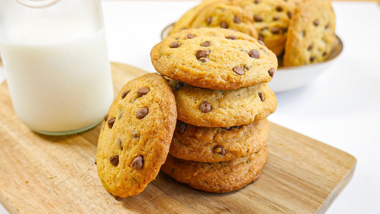 Печенье с шоколадом | Простое маслянистое печенье с шоколадной крошкой 🍪