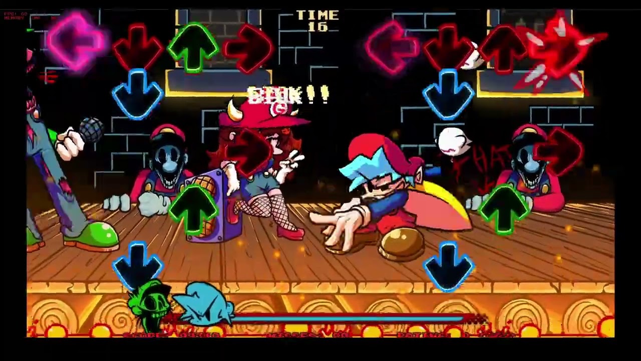 Второй мир - fnf Mario Madness #3