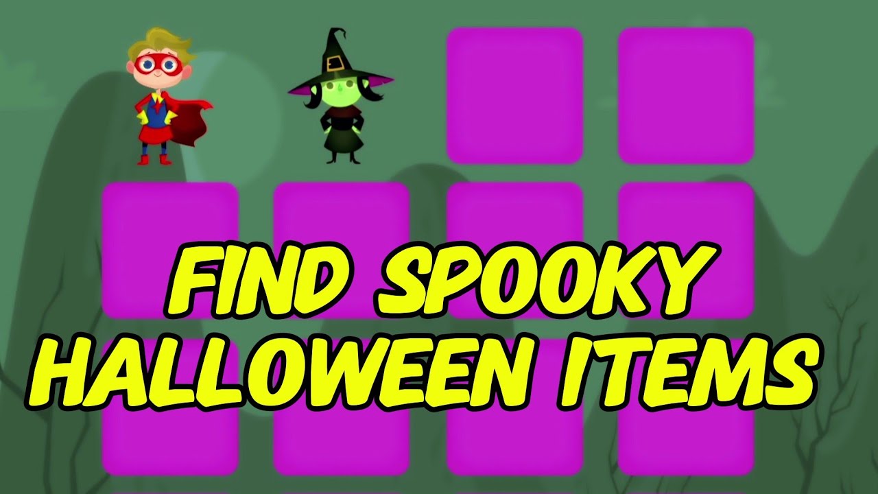 FIND HALLOWEEN ITEMS | HALLOWEEN WORD SEARCH FOR KIDS #supersimplesongs #cocomelon