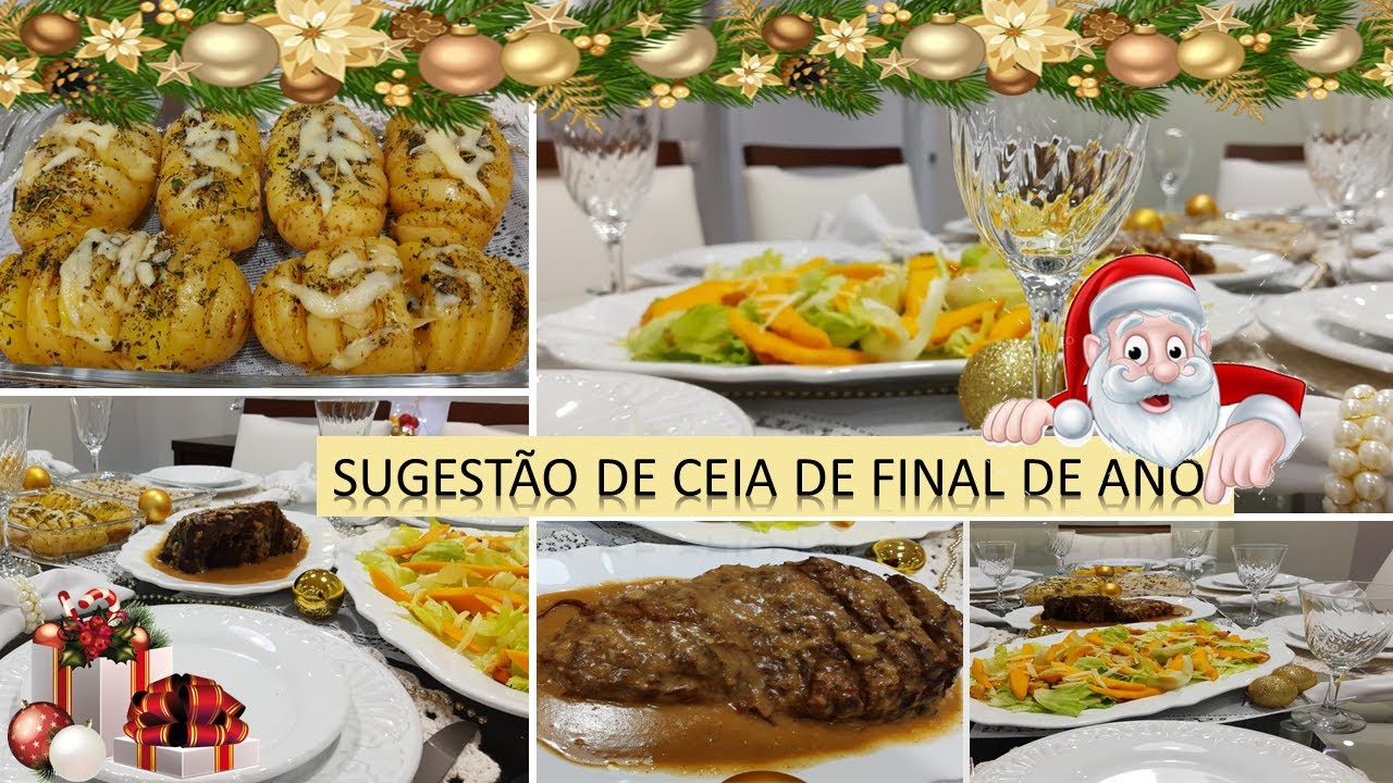 SUGESTÃO DE CEIA DE FINAL DE ANO | MESA POSTA DE FINAL DE ANO