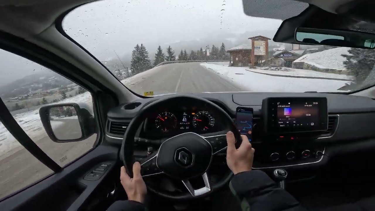 Valmorel | France 🇫🇷 4K | Cockpit POV GoPro | New Renault Traffic 2022