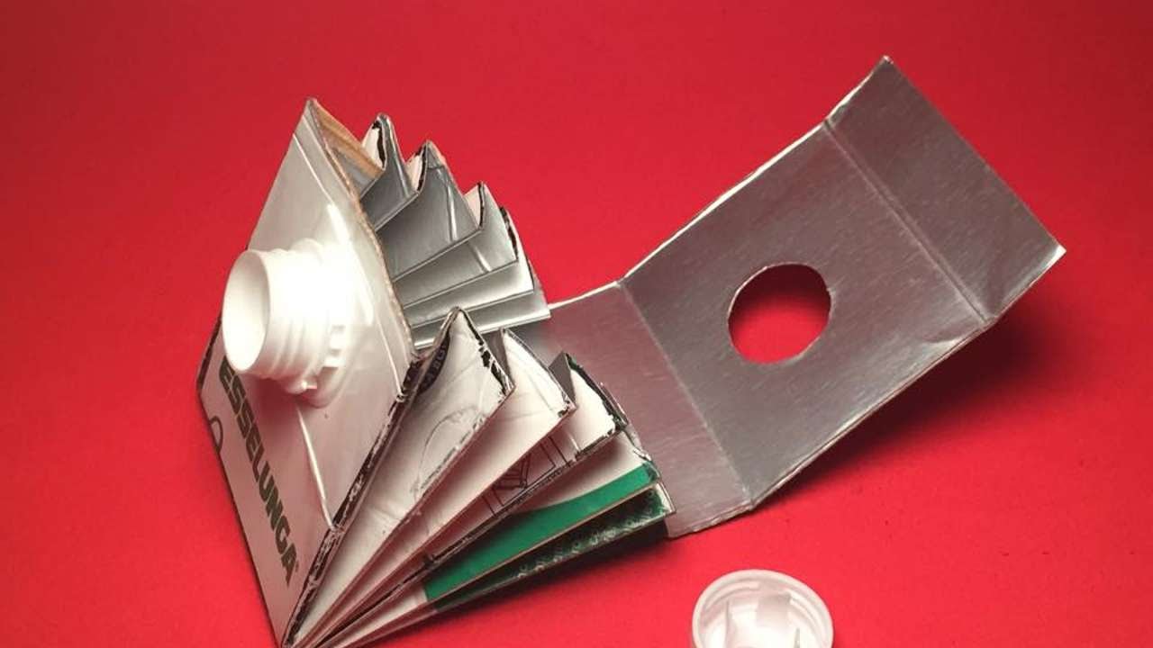 How To Recycle A Milk Carton To Make A Wallet - DIY Crafts Tutorial - Guidecentral