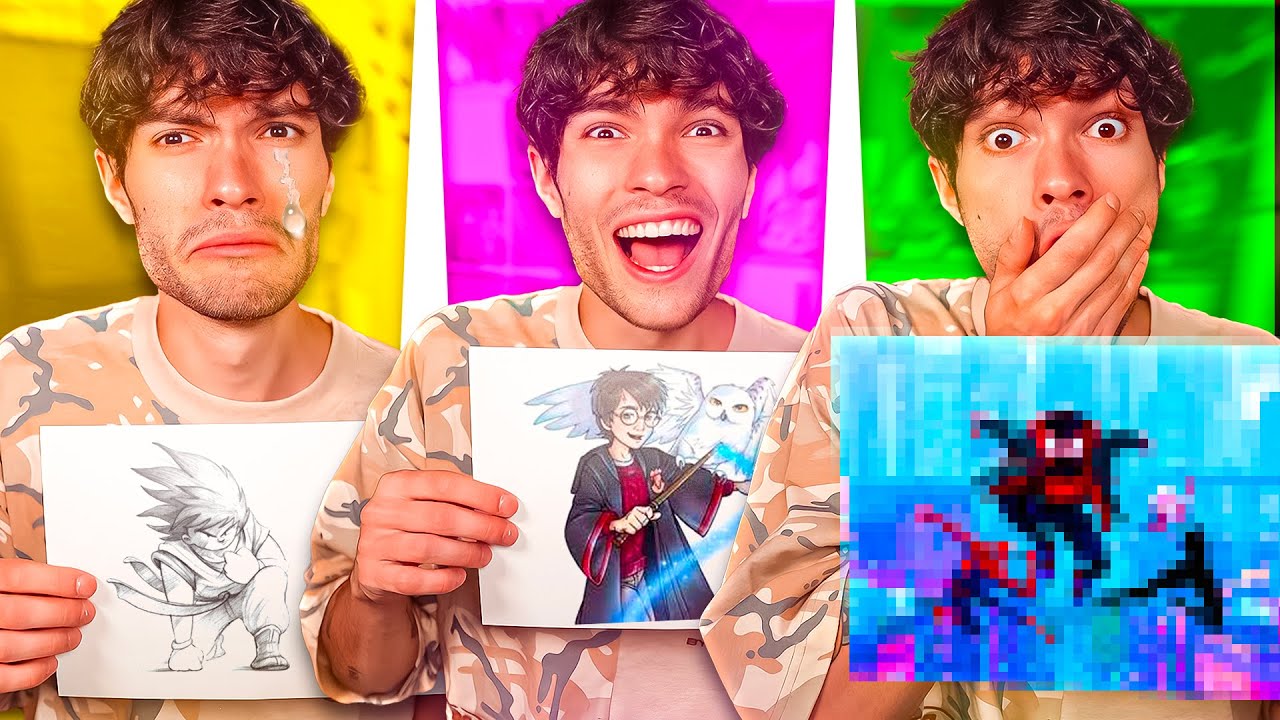 FAIRE UN DESSIN en 1MIN vs. 10MIN vs. 1 HEURE !