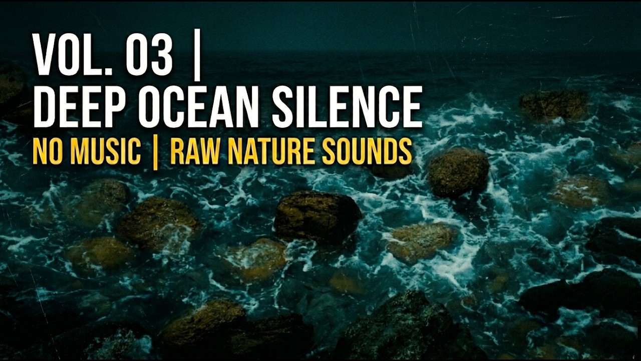 1 HOUR Deep Ocean Silence 🌊 240fps Super Slow Motion | No Music &bull; Sleep &bull; Study &bull; Focus