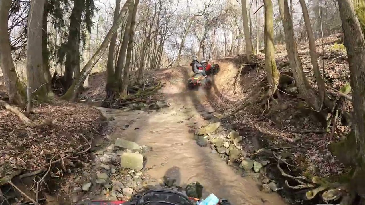 Trening ATV enduro na pełnej petardzie