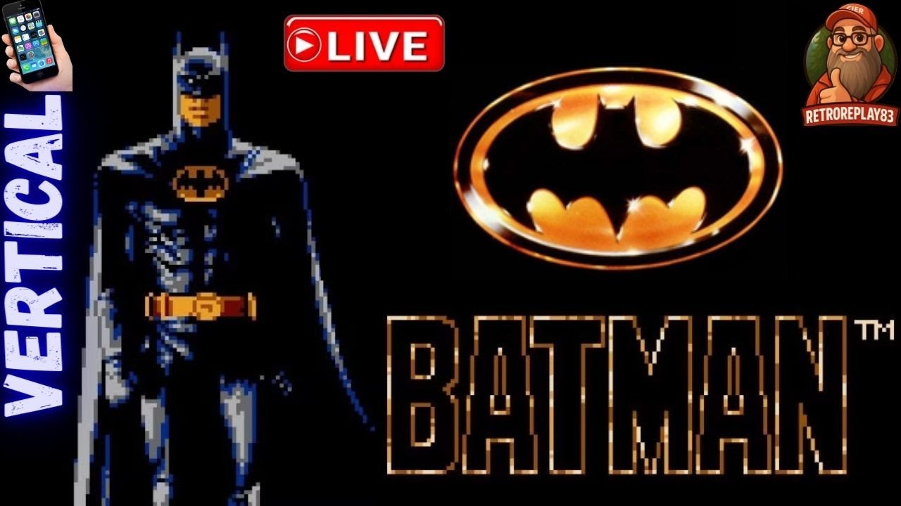 Throwback Thursday - Batman, The Video Game - NES Vertical Live