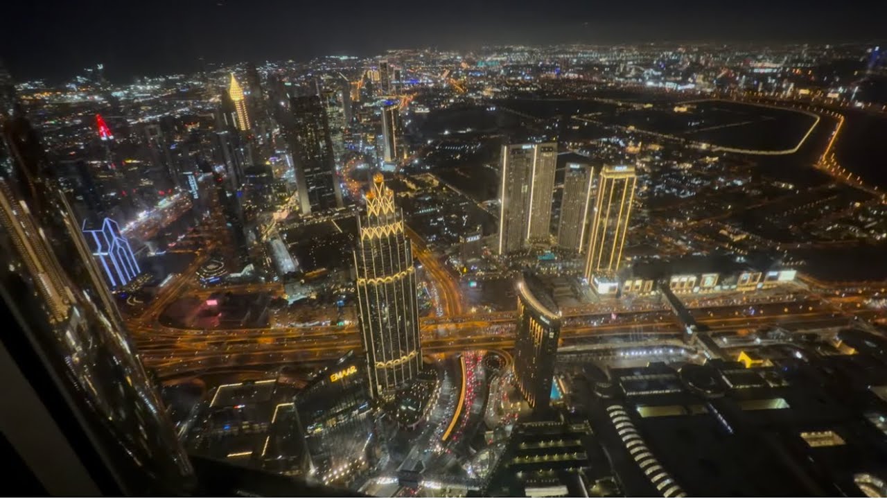 At The Top Of Burj Khalifa😳😳 And Gold Souk