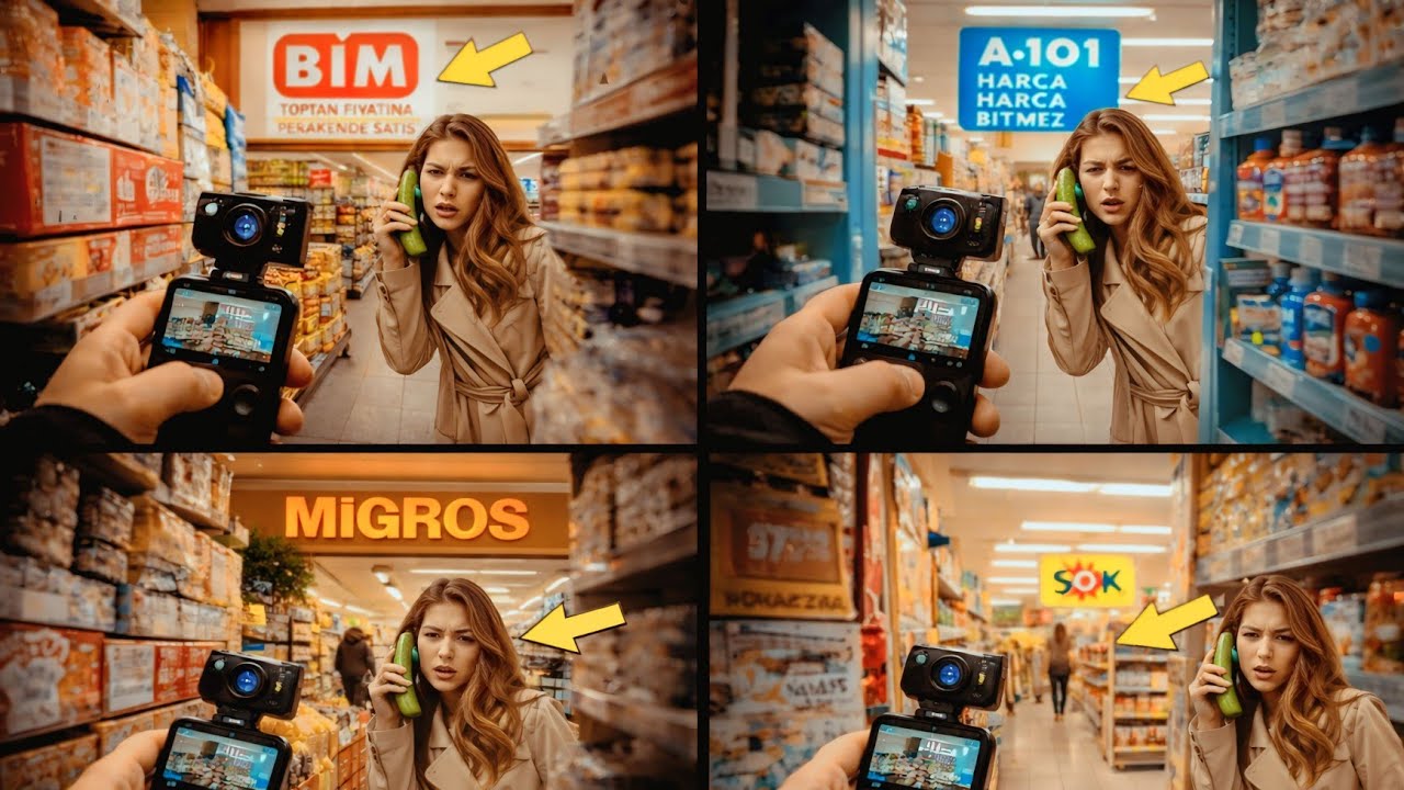 Gizlice BİM, A101, Migros ve ŞOK’a Girdim! (Kimse Fark Etmedi