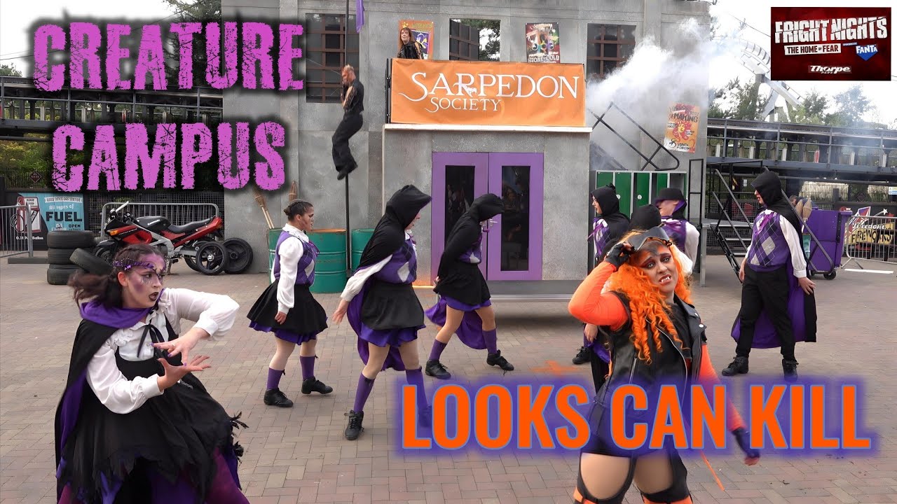 Creature Campus | Looks Can Kill at Thorpe Park Fright Nights 2024