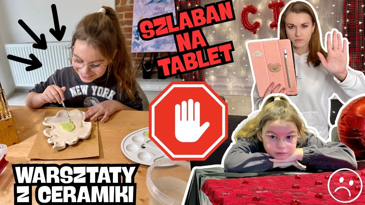Oliwia dostała szlaban na tablet❌ Zalana łazienka😱 Warsztaty z ceramiki💖