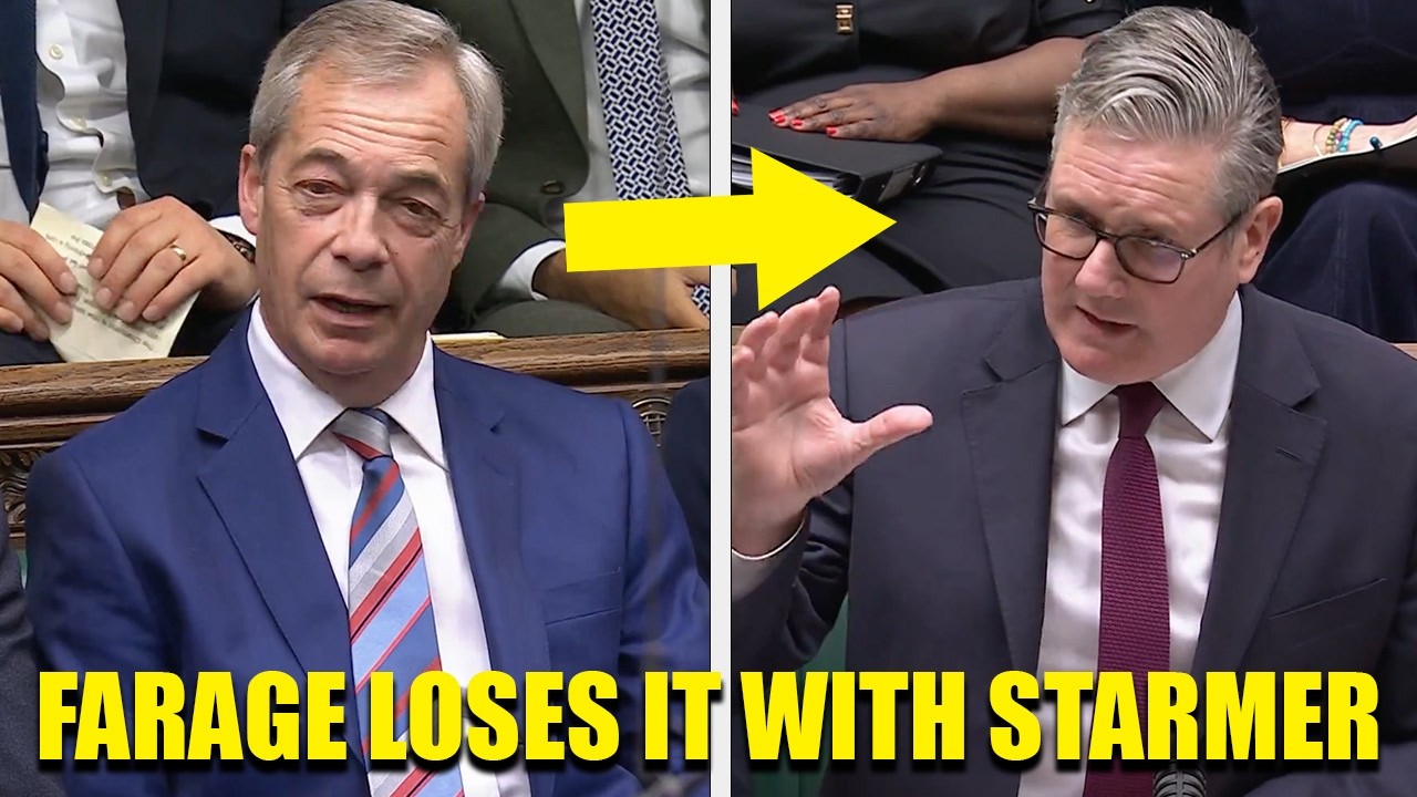 Farage BAFFLED As Keir Starmer FAILS To Answer His Simple Question During PMQs!