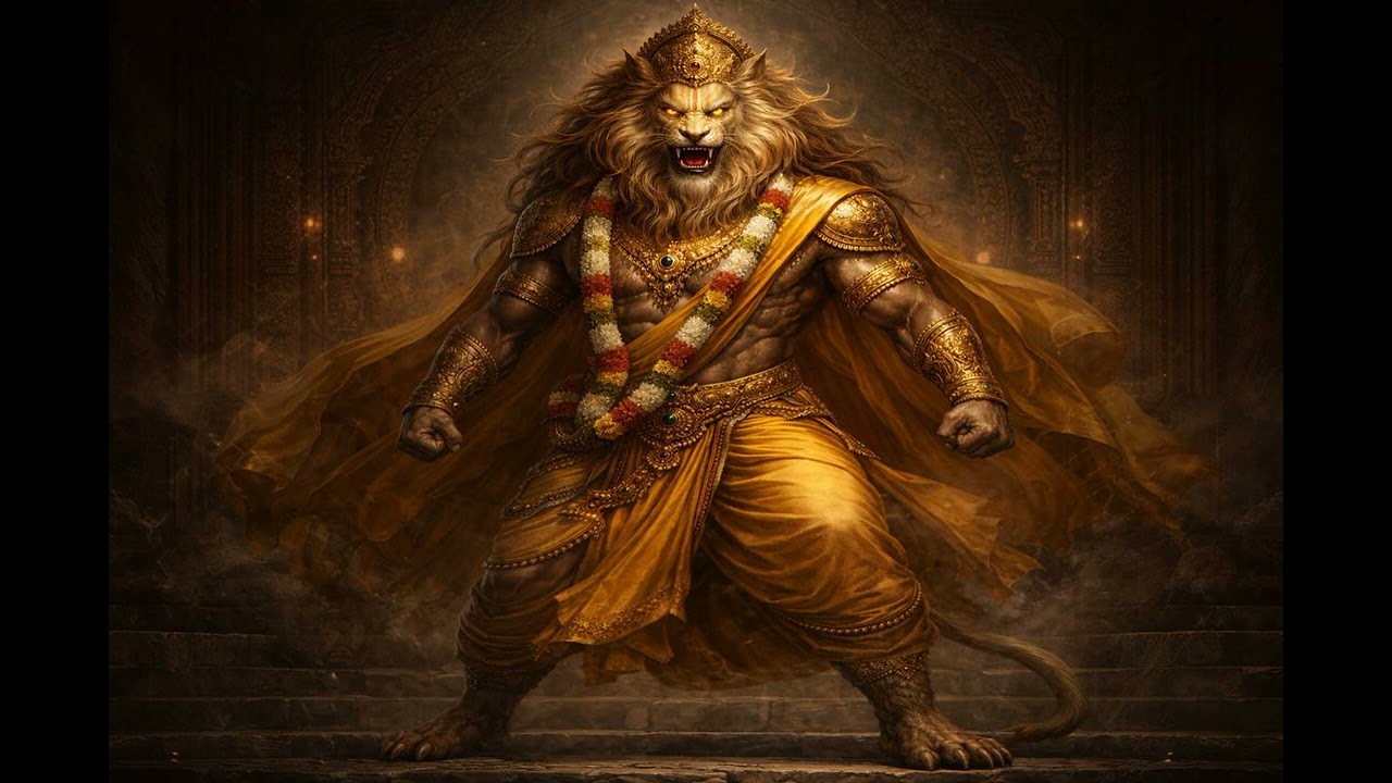 Narasimha  – Anga Raksha | Track 2 | Tamil style Music Vibe with Sanskrit lyrics 🔱