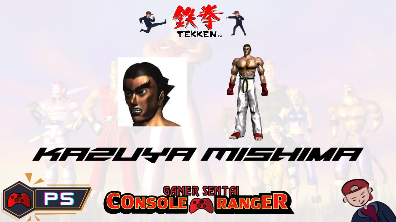 TEKKEN 1 - Kazuya Mishima [Arcade Mode] - [Tekken Project] [No Commentary]