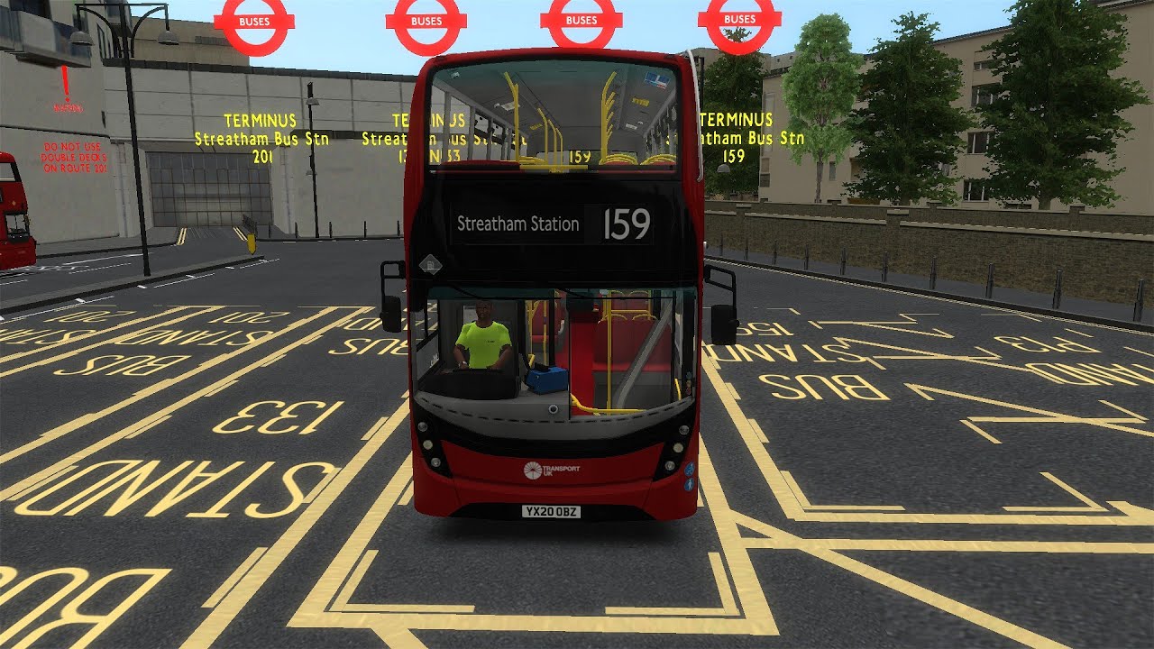 OMSI 2: Route 159 - Oxford Circus to Streatham Station, Map - Add-On London