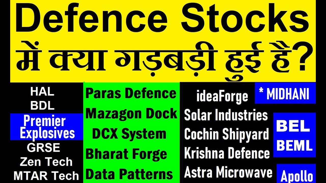 Defence Stocks में क्या गड़बड़ी हुई है?😨🔴 Defence Shares🔴 why defence stocks crash🔴Operation Sindoor