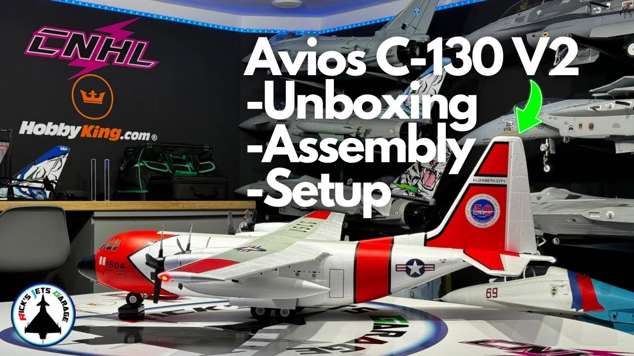 Avios C-130 V2 — распаковка/сборка/настройка [4K 60 кадров в секунду]
