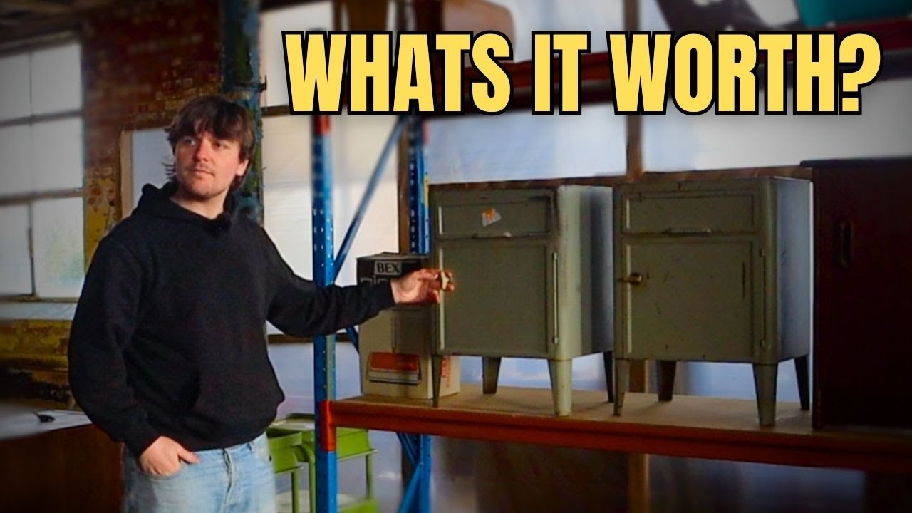 CAN WE MAKE A PROFIT?  BUYING INDUSTRIAL FURNITURE, SELLING AUTOMOBILE SIGNS AND GIFTED DIRTY MAGS!!