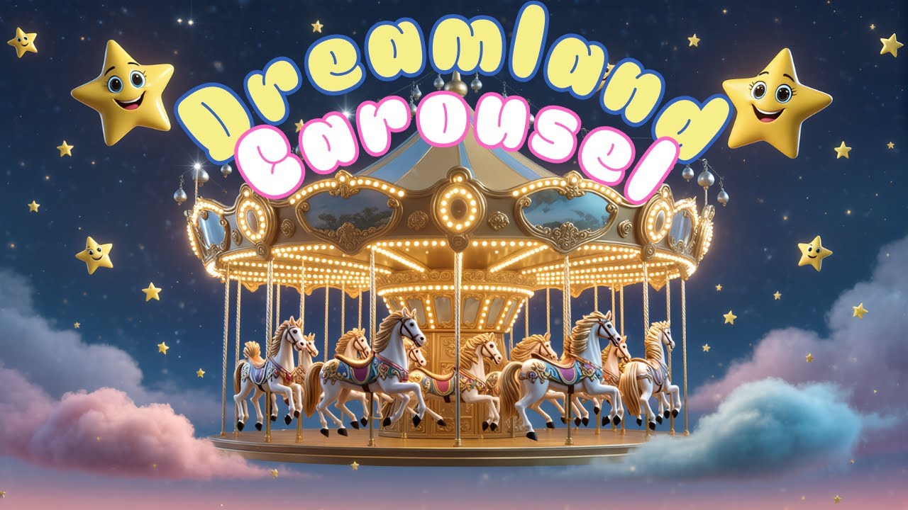 Dreamland Carousel Awaits | Gentle Bedtime LULLABY for Toddlers | Relaxing Sleep Music for Kids