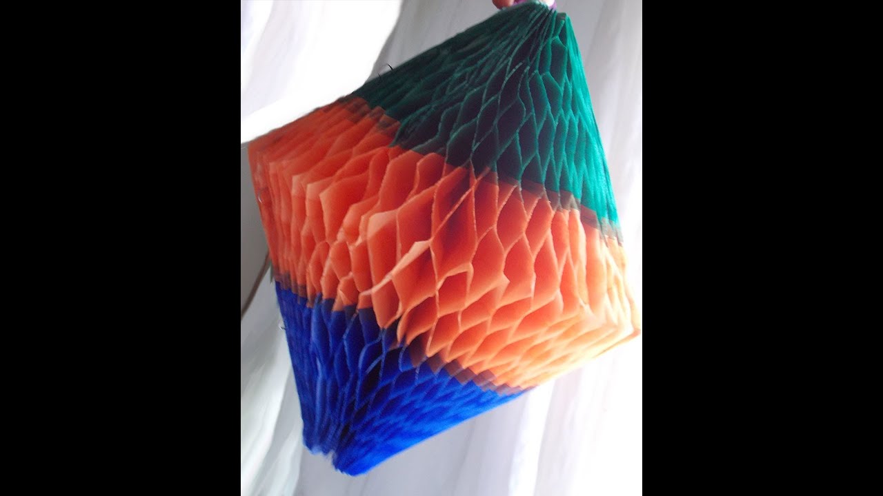 Como fazer balão para festa junina com cores horizontais
