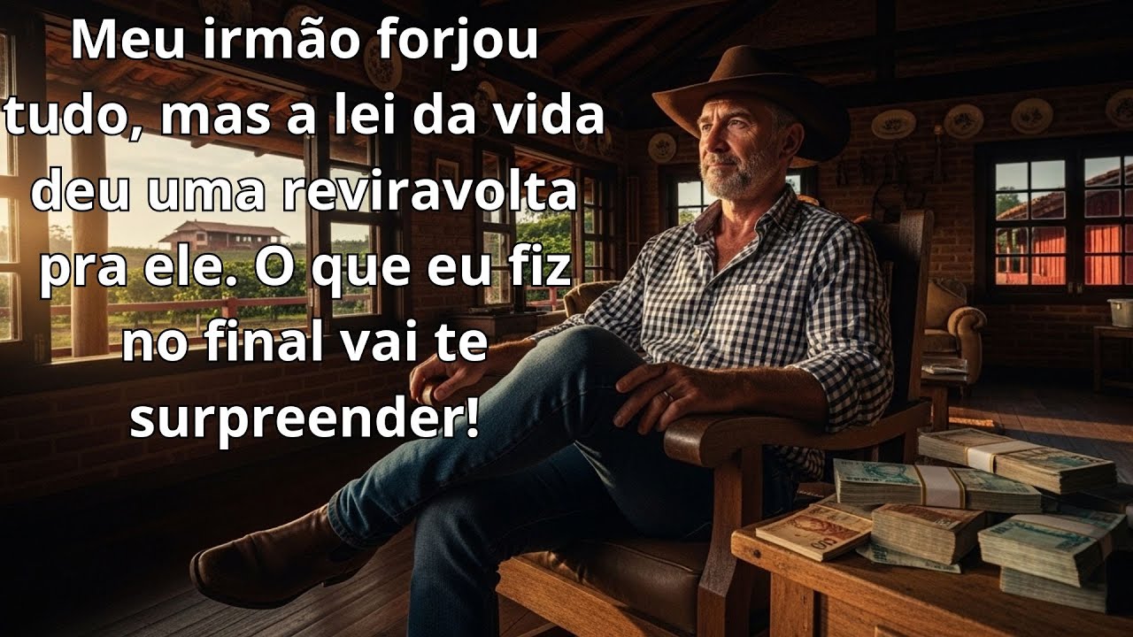 Meu irmão forjou dívidas e tomou minha parte, mas, o que fiz no final surpreendeu a todos...