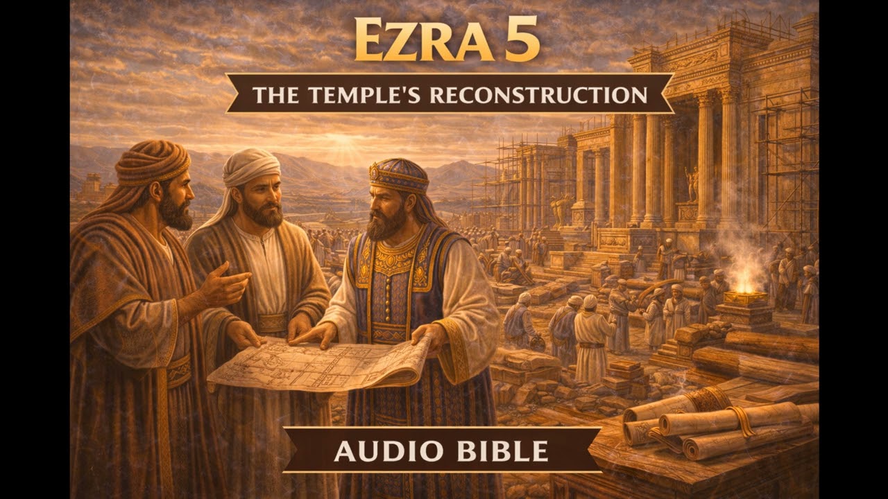 📖 Ezra 5 (Audio Bible) | The Work Resumes | God’s Authority Over Kings